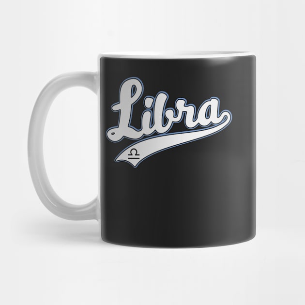 Libra Zodiac Sign Astrology Baseball Style September October Birthday by TheGhoulishGarb